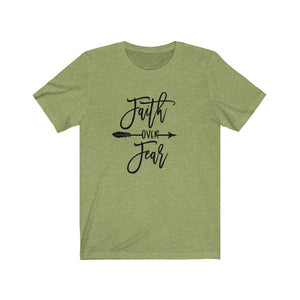 Faith Over Fear Shirt, Christian Shirt, Faith over Fear T-Shirt, Faith Shirt, Religious Shirt, Christian Tshirts, Jesus Lover Gift Shirts