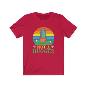 Not A Hugger T-Shirt, Not a Hugger Cactus Shirt, Introvert T-Shirt Gift, Funny T-Shirt, Cactus T-shirt, Unisex Cactus Tee, Introvert Shirt