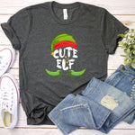 Cute Christmas Elf Shirt, Couples Christmas Shirts, Family Elf Christmas Shirts, Elf Shirts, Christmas Pajamas, Christmas Shirts for Women
