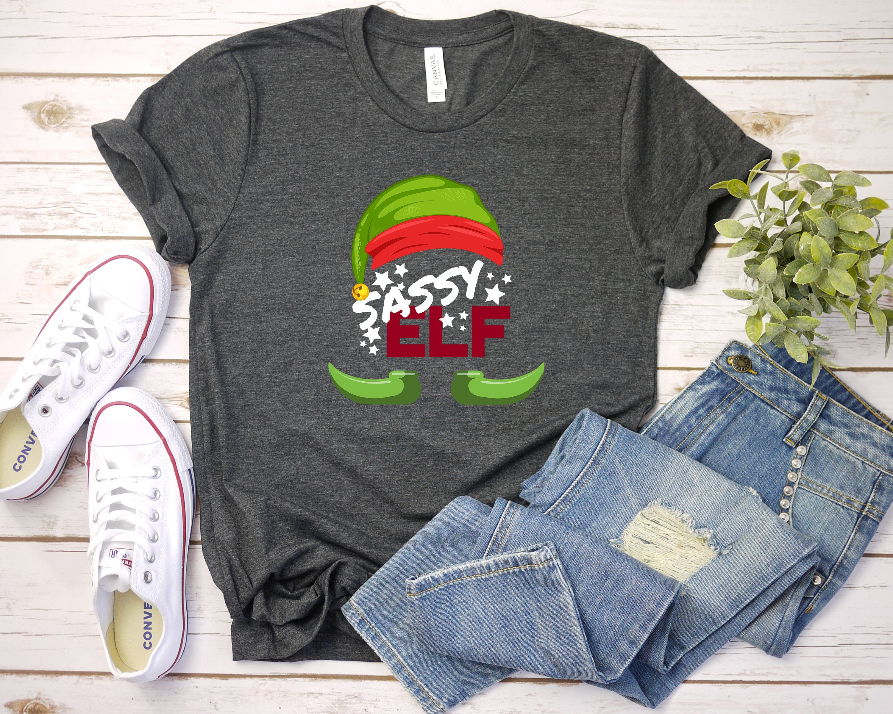 Sassy Elf Christmas Shirt, Couples Christmas Shirts, Family Christmas Shirts, Cute Elf Shirts, Christmas Pajamas, Christmas Shirts for Women