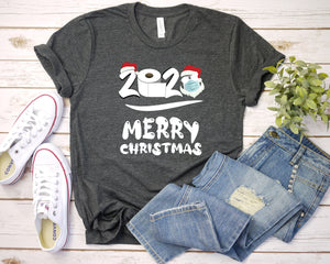 2020 Merry Christmas T-Shirt, Ugly Christmas Shirt, Funny Santa Shirt, Funny Christmas Gift, Naughty Santa Shirt, Cute Christmas Pajamas