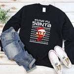Kung Fu Santa Sweatshirt, Ugly Christmas Sweater, Funny Santa Shirt, Funny Christmas Gift, Naughty Santa Sweater, Cute Christmas Pajamas