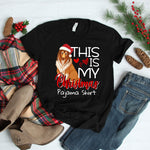 This is My Christmas Pajamas Dog Shirt, Funny Dog Lover Shirt, Dog Mom shirt, Funny Santa Shirt, Funny Christmas Gift, Quarantine 2020 Shirt