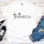 Thankful T Shirt, Thankful Shirt, Thanksgiving T Shirt, Fall T Shirt, Autumn T Shirt for Women, Thanksgiving Dinner Shirt Thanksgiving Top