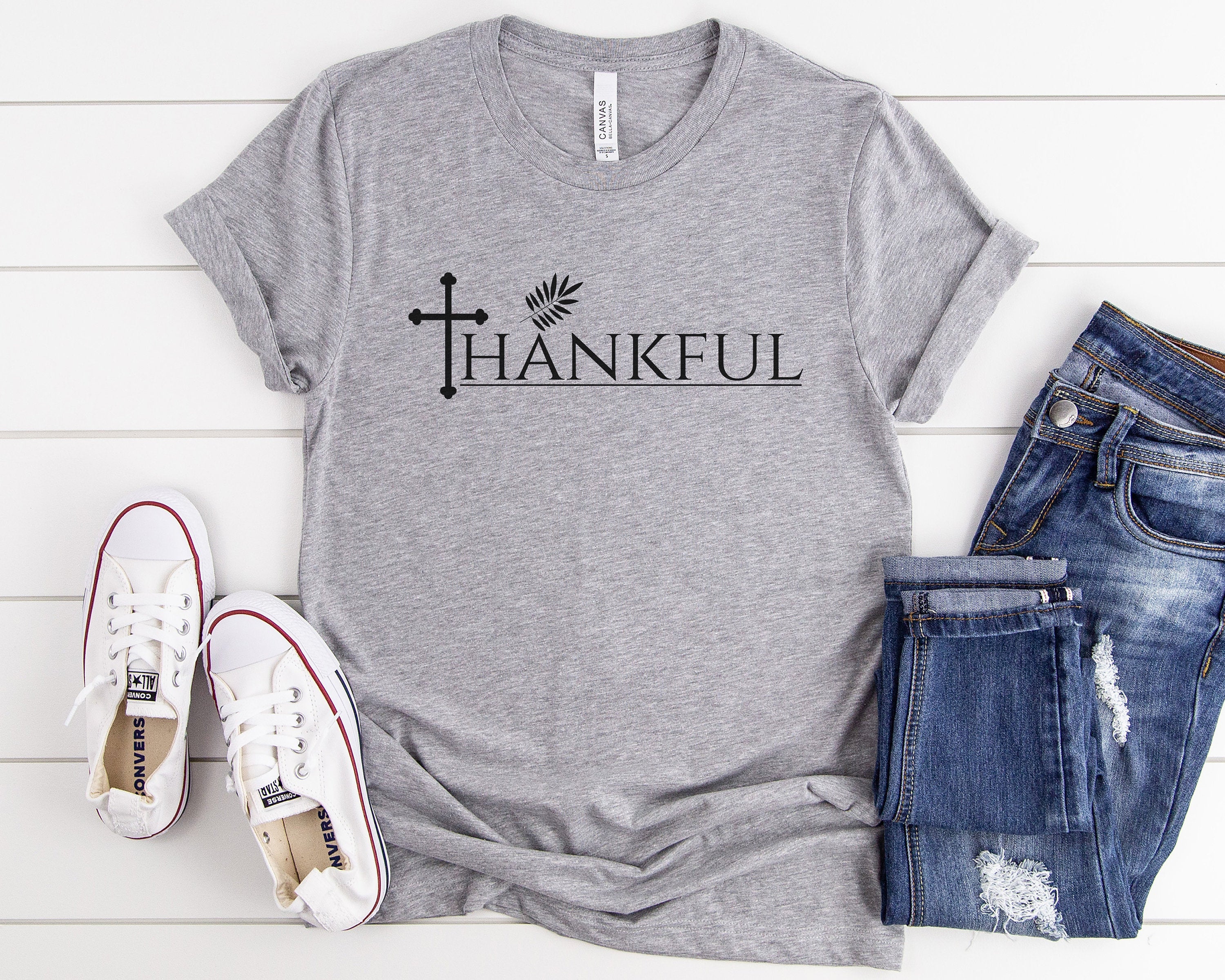 Thankful T Shirt, Thankful Shirt, Thanksgiving T Shirt, Fall T Shirt, Autumn T Shirt for Women, Thanksgiving Dinner Shirt Thanksgiving Top