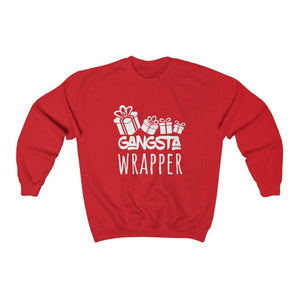 Gangsta Wrapper Sweatshirt, Ugly Christmas Sweater, Funny Christmas Sweatshirt, Christmas Party Shirts, Family Holiday Sweatshirts