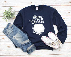 Merry Christmas Sweatshirt, Santa Clause Sweater, Ugly Christmas Sweatshirt, Funny Family Christmas Sweater, Funny Xmas Sweatshirt