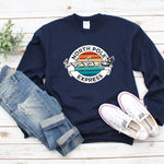 North Pole Express Sweatshirt, Farm Fresh Christmas Trees, Funny North Pole Sweater, Cozy Holiday Sweatshirt, Ugly Christmas Sweatshirts