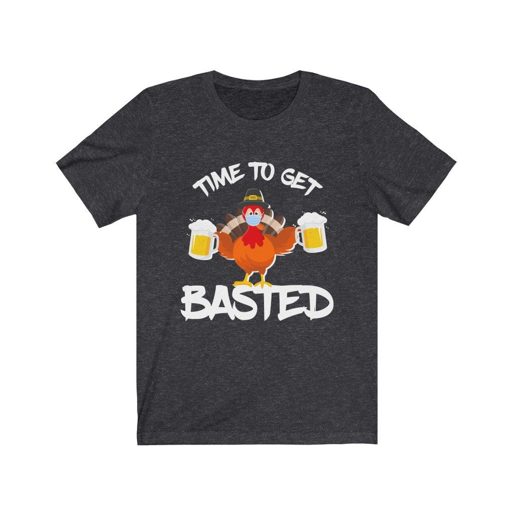 Time To Get Basted T-Shirt, Thanksgiving T-Shirt, Thanksgiving Family Shirts, Thanksgiving Outfit, Funny Shirts, Thankful Family Shirts