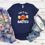 Time To Get Basted T-Shirt, Thanksgiving T-Shirt, Thanksgiving Family Shirts, Thanksgiving Outfit, Funny Shirts, Thankful Family Shirts