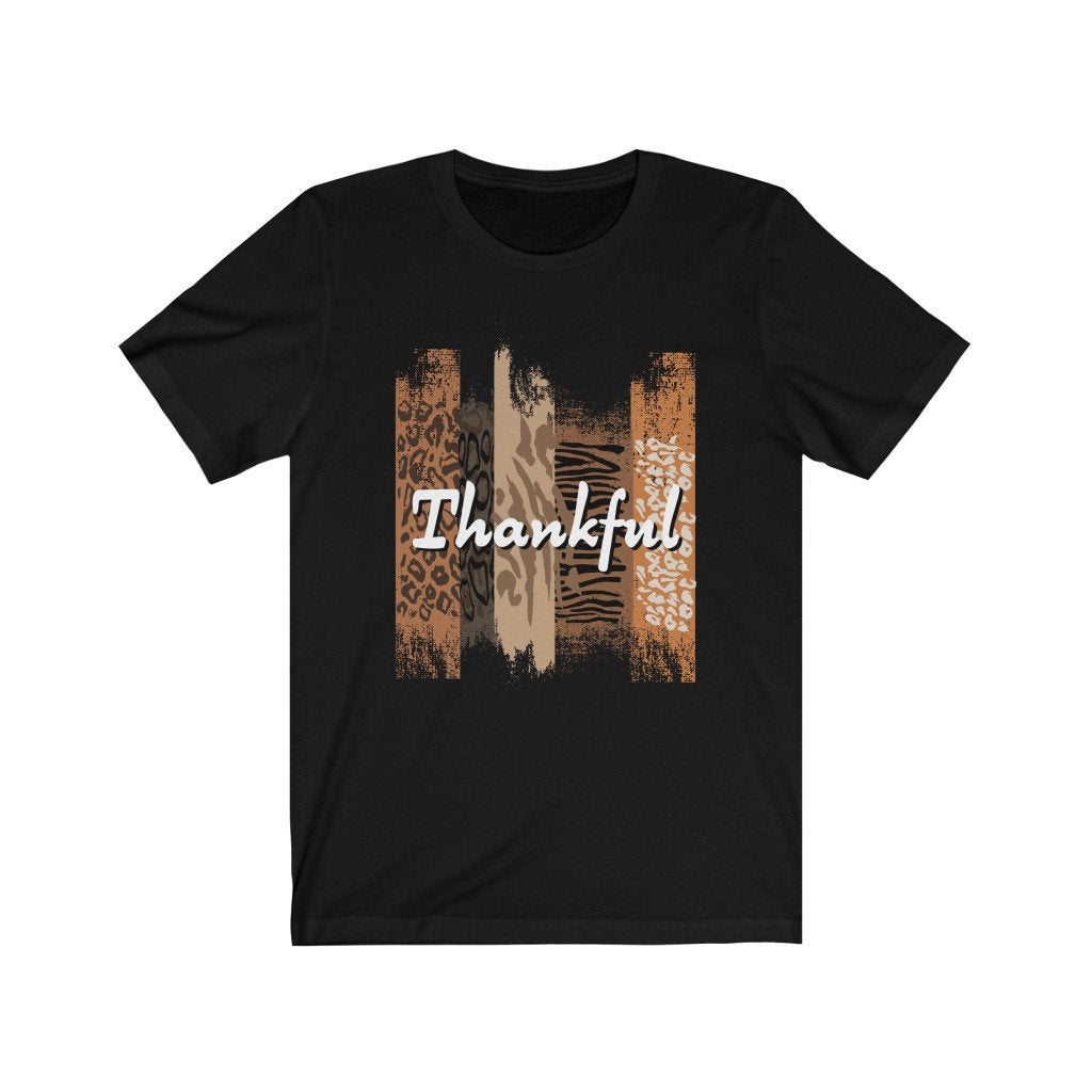 Thankful Printed T-Shirt, Thanksgiving T-Shirt, Thanksgiving Family Shirts, Thanksgiving Outfit, Autumn Funny Shirts, Thankful Family Shirts