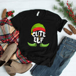 Cute Christmas Elf Shirt, Couples Christmas Shirts, Family Elf Christmas Shirts, Elf Shirts, Christmas Pajamas, Christmas Shirts for Women