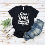 New Year Wishes Midnight Kisses Shirt, New Years Eve Shirts, Cute Holiday Shirts, Fun Gifts for Women, Fun Shirt Saying Shirt