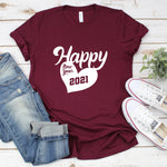 Happy New Year 2021 Shirts, Cute New Years Shirt, New Years Eve Shirt, 2021 Party Shirt, Funny Christmas Shirts, Family New Year Shirts