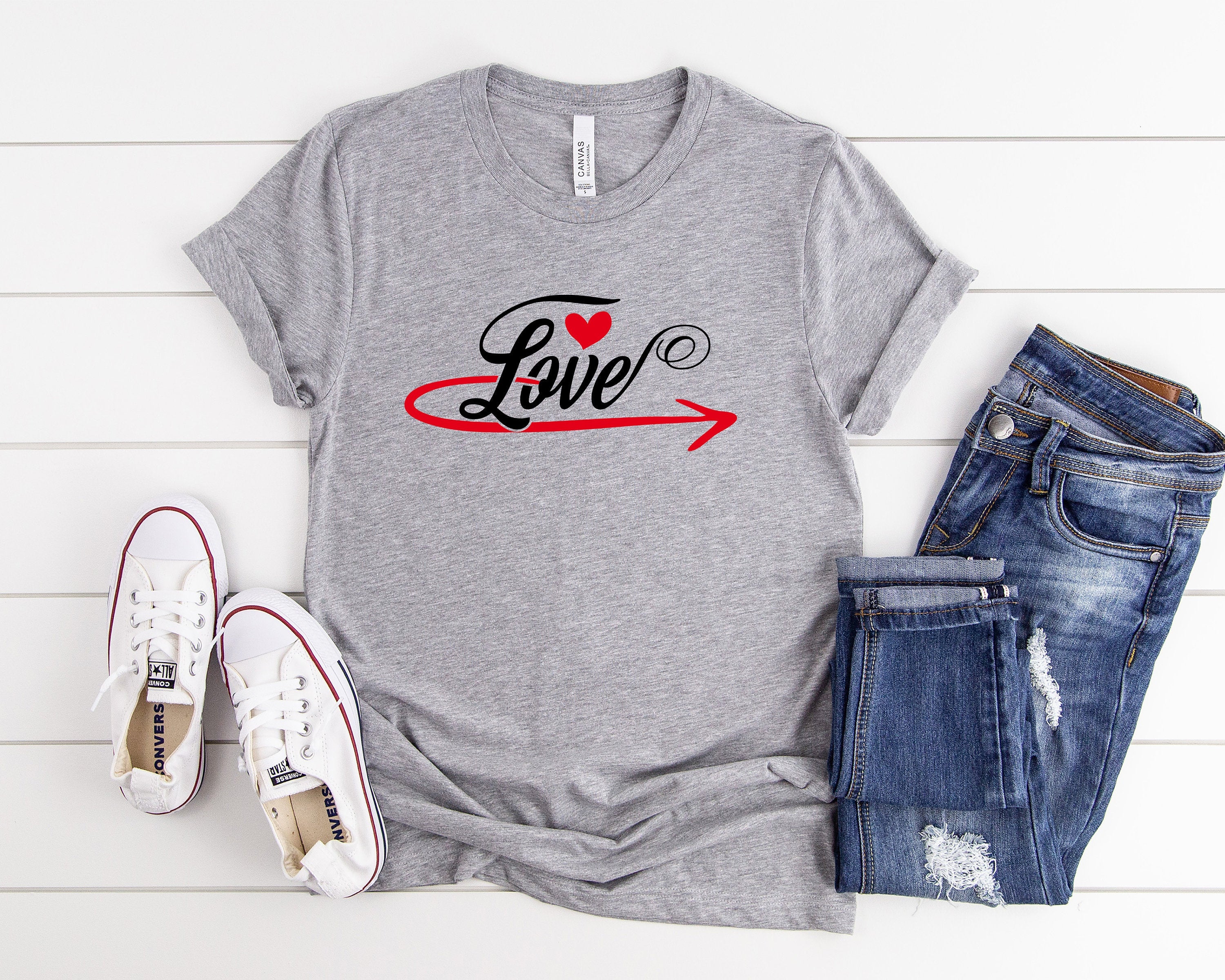 Love Arrows Valentines Day Love Shirt , Cute Valentines Shirt, Valentines Day Shirt Love Tee, Love T shirt, Valentines Women Shirt