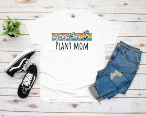 Plant Mom Shirt, Potted Plant, Succulent Tee, Gardening Gift, Plant Mom and Dad, Garden Shirt, Nature Lover Shirt, Gift Idea For Plant Lover