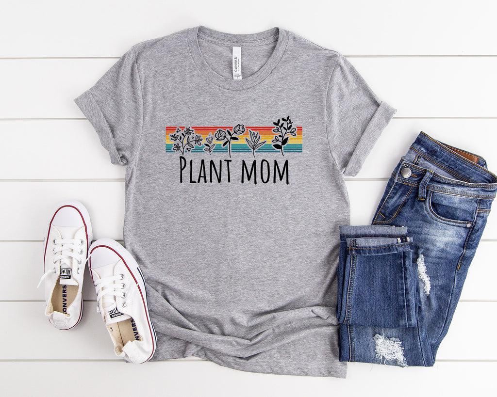 Plant Mom Shirt, Potted Plant, Succulent Tee, Gardening Gift, Plant Mom and Dad, Garden Shirt, Nature Lover Shirt, Gift Idea For Plant Lover