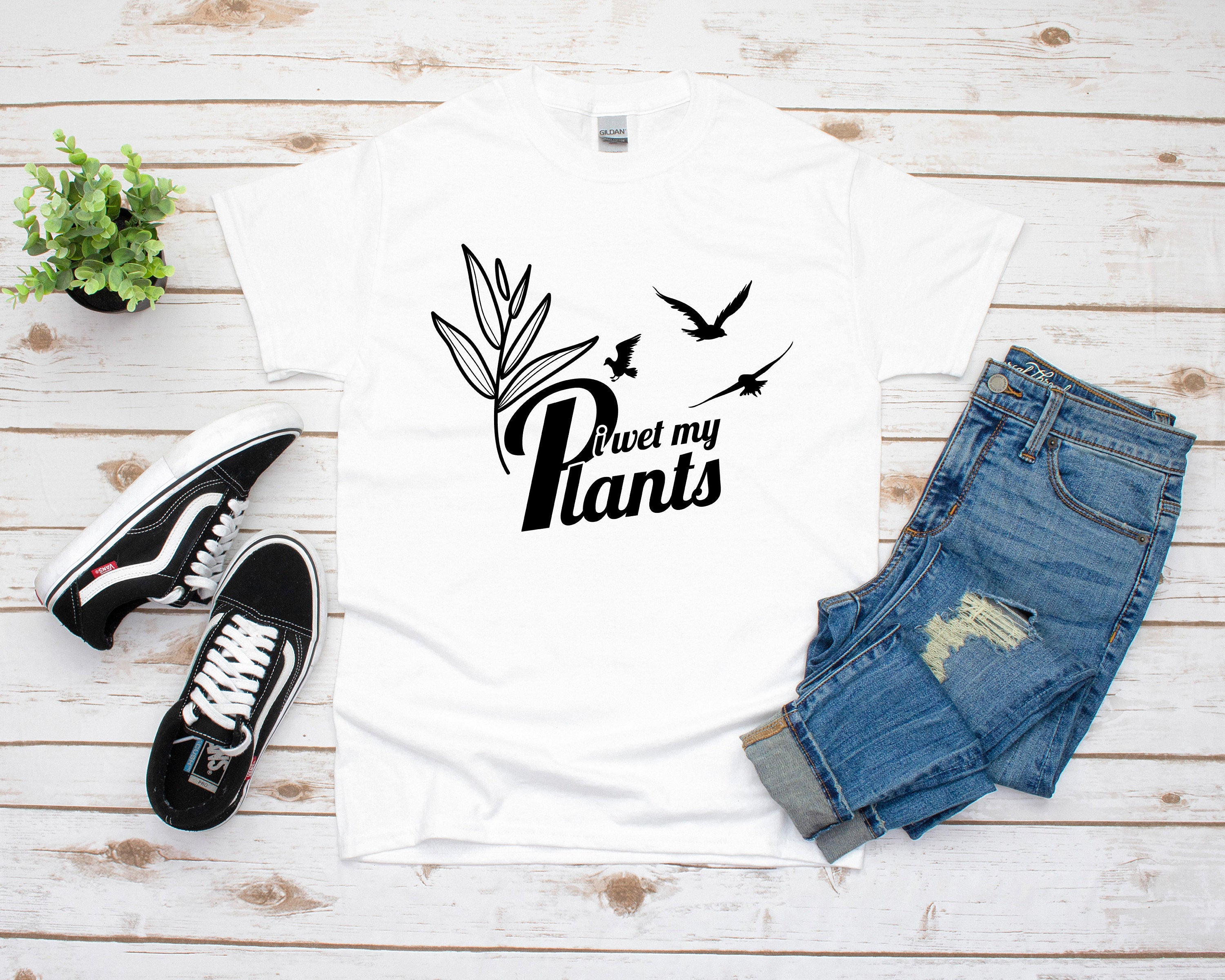 I Wet My Plants Shirt, Cute Funny Plant shirt, Plant lover gift, Plant Lovers Gifts, Garden Shirt for Women, Gardening Gift, Gardener Shirt