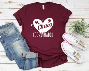 Teacher Shirts, Chaos Coordinator Shirt, School Shirt, Teacher Gift, Kindergarten Teacher, Mom of Toddlers Shirt, Baby Shower Gift