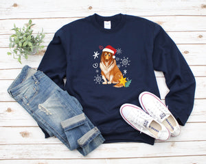 Merry Christmas Dog Sweatshirts, Funny Dog Lover Shirt, Dog Mom shirt, Funny Santa Shirt, Funny Christmas Gift, Cute Christmas Pajamas