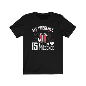 My Presence Is Your Present Shirt, Christmas Shirt for Women, Merry and Bright Shirt, Funny Christmas Shirt, Ugly Holiday Christmas Shirt