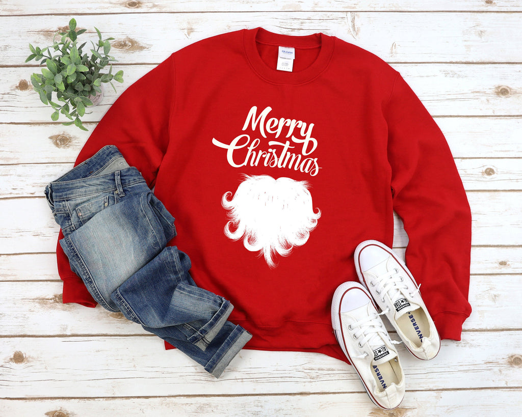 Merry Christmas Sweatshirt, Santa Clause Sweater, Ugly Christmas Sweatshirt, Funny Family Christmas Sweater, Funny Xmas Sweatshirt