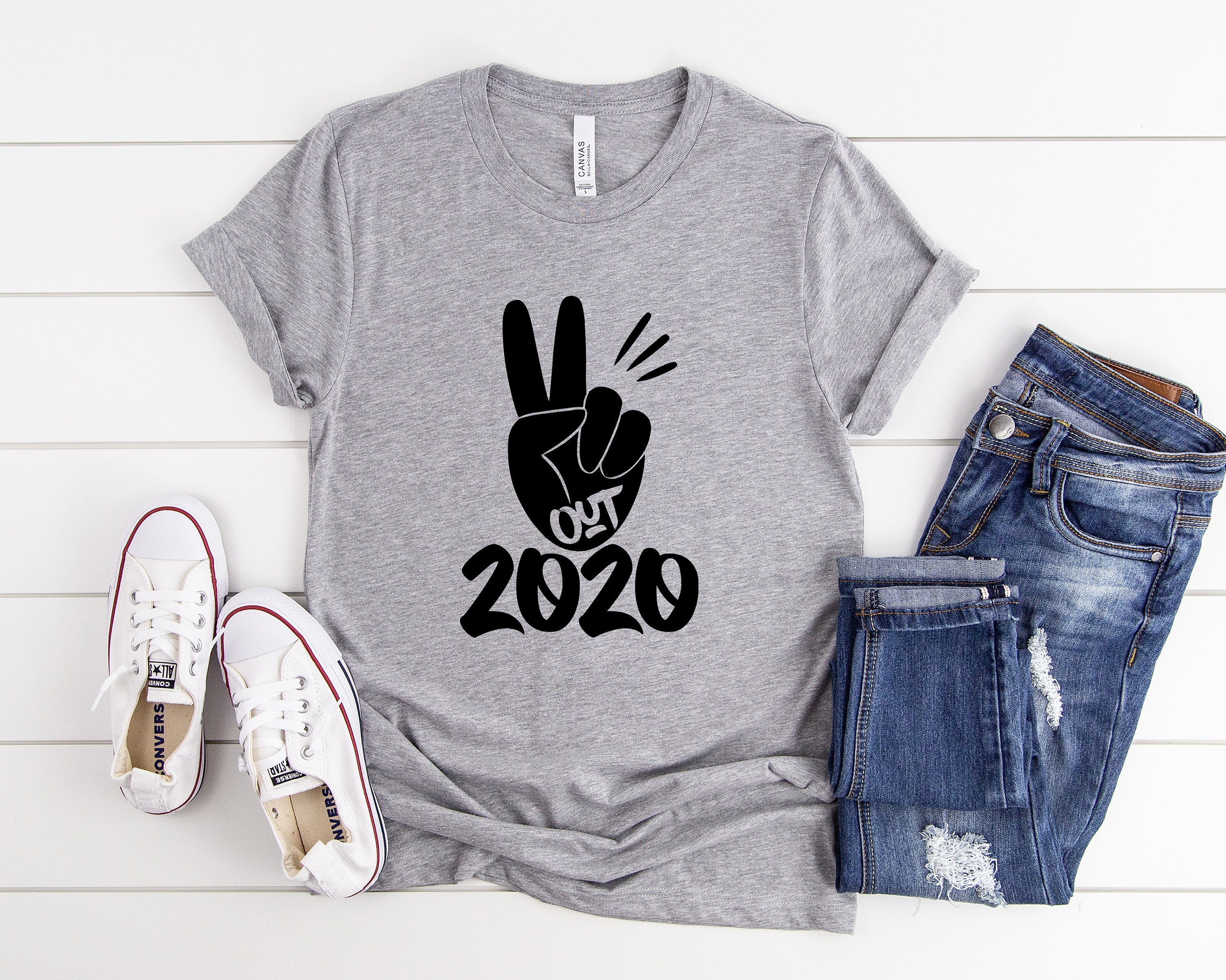 Peace Out 2020 Shirt, Hello New Year Shirt, New Years Shirt, Hello 2021, New Years Eve Shirt, Funny Holiday Shirt, Happy New Year Shirt,