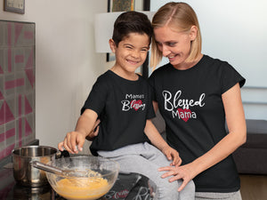 Blessed Mama Matching Shirt, Mother and Son Matching Shirt, Mothers Day Gift, Mommy and Me Shirt, Cute Mom Shirts, Gift Ideas for Mom