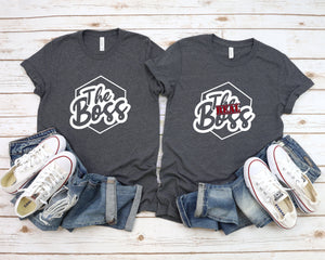 The Boss and The Real Boss Matching Shirts, Valentines Shirts, Cute Couples Shirts, Wedding Gift Shirts, Funny Anniversary Gift, Love Shirt