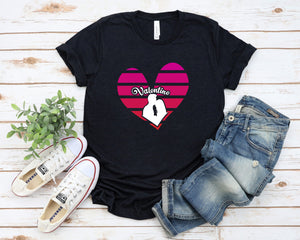 Couples Valentine Shirt, Valentine's Day Shirt, Women's Valentine's Tee, Heart Love Shirt, Valentines Day Shirt, Cute Valentine Shirts