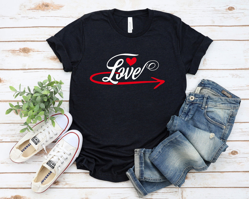 Love Arrows Valentines Day Love Shirt , Cute Valentines Shirt, Valentines Day Shirt Love Tee, Love T shirt, Valentines Women Shirt