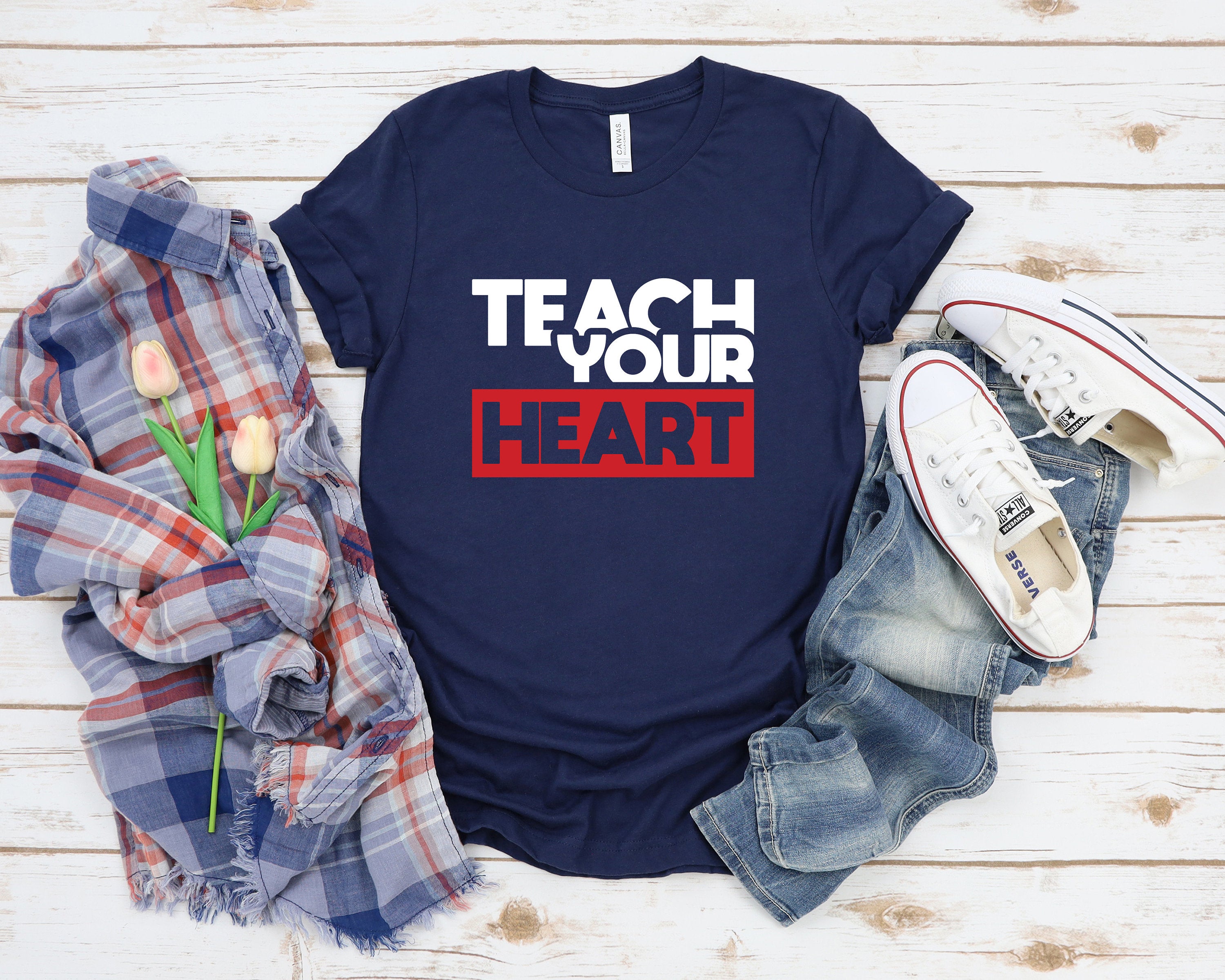 Teach Your Heart Shirt, Cute Teacher Shirt, Valentines Day Teacher, Alphabet I Heart You Shirt, Love Hearts Shirt, Cute Heart Shirt