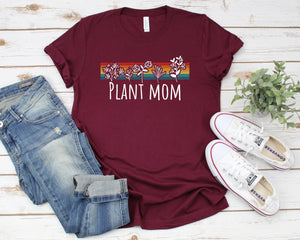 Plant Mom Shirt, Potted Plant, Succulent Tee, Gardening Gift, Plant Mom and Dad, Garden Shirt, Nature Lover Shirt, Gift Idea For Plant Lover