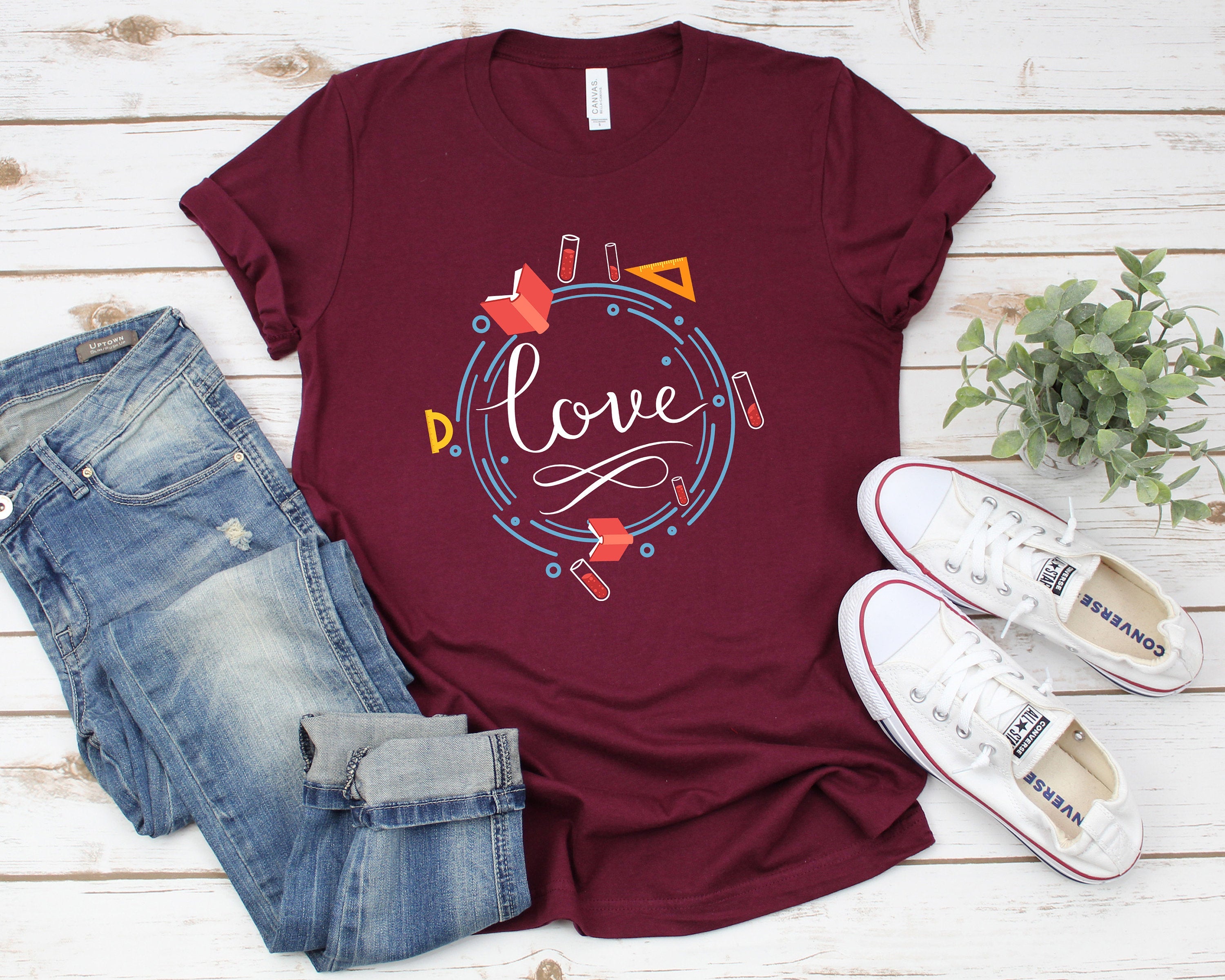 Teacher Love Valentines Day Shirt , Cute Valentines Shirt, Valentines Day Shirt Love Tee, School Teacher Shirt, Valentines Women Shirt