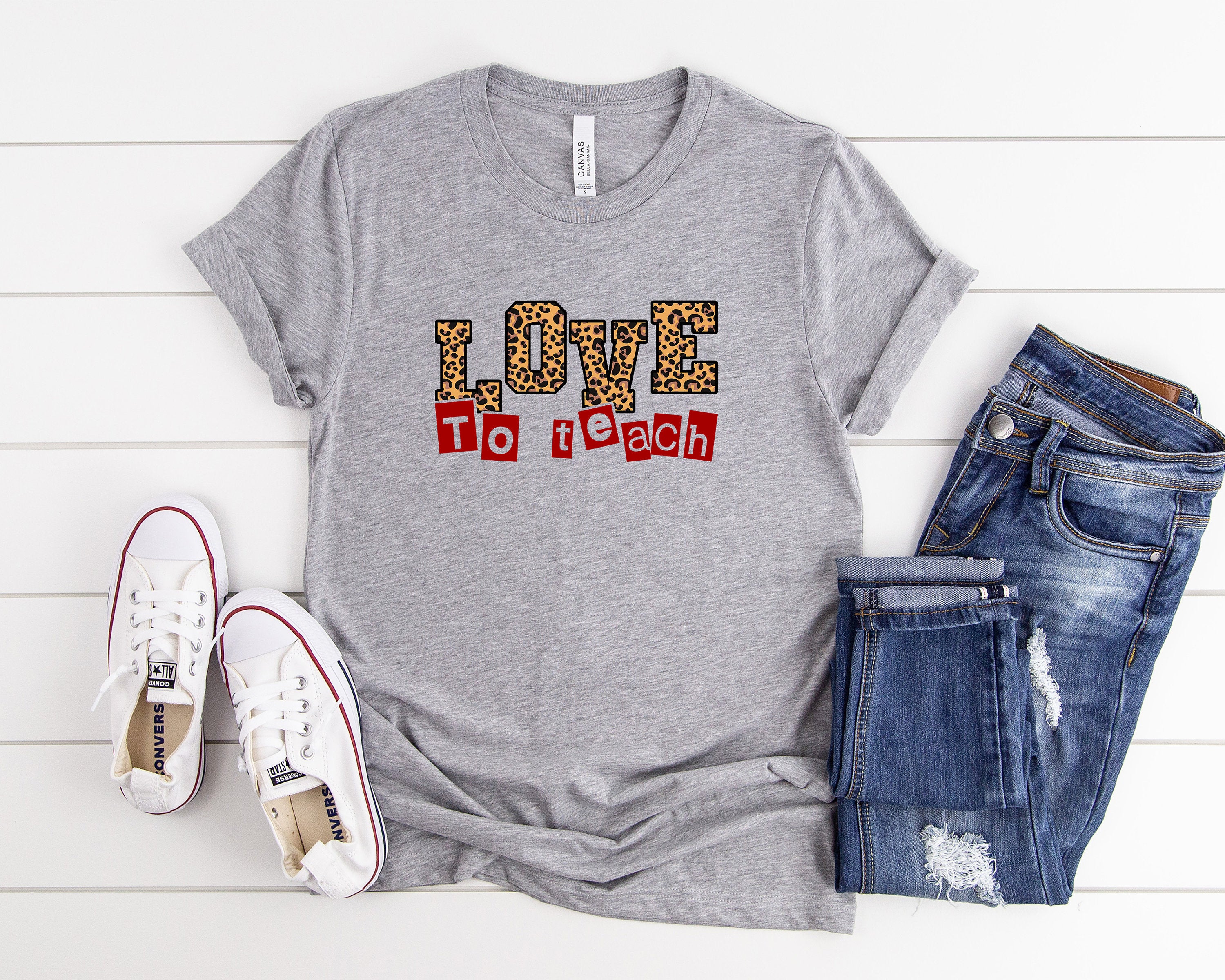 Love to Teach Shirt, Valentines Day Teacher Shirt, Teacher Appreciation Shirt, Elementary School Teacher Shirt, Preschool Teacher