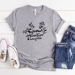 Grow Positive Thoughts Shirt, Positive Thought Tee, Mental Health Shirt, Kindness Shirt, Plant Shirt, Positive Shirt, Cute Plant Shirt