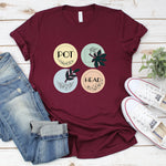 Pot Head Square T-Shirt, Potted Plant Shirt, Succulent Tee, Gardening Gift, Plant Mom Dad, Garden Shirt, Nature, Gift Idea For Plant Lover