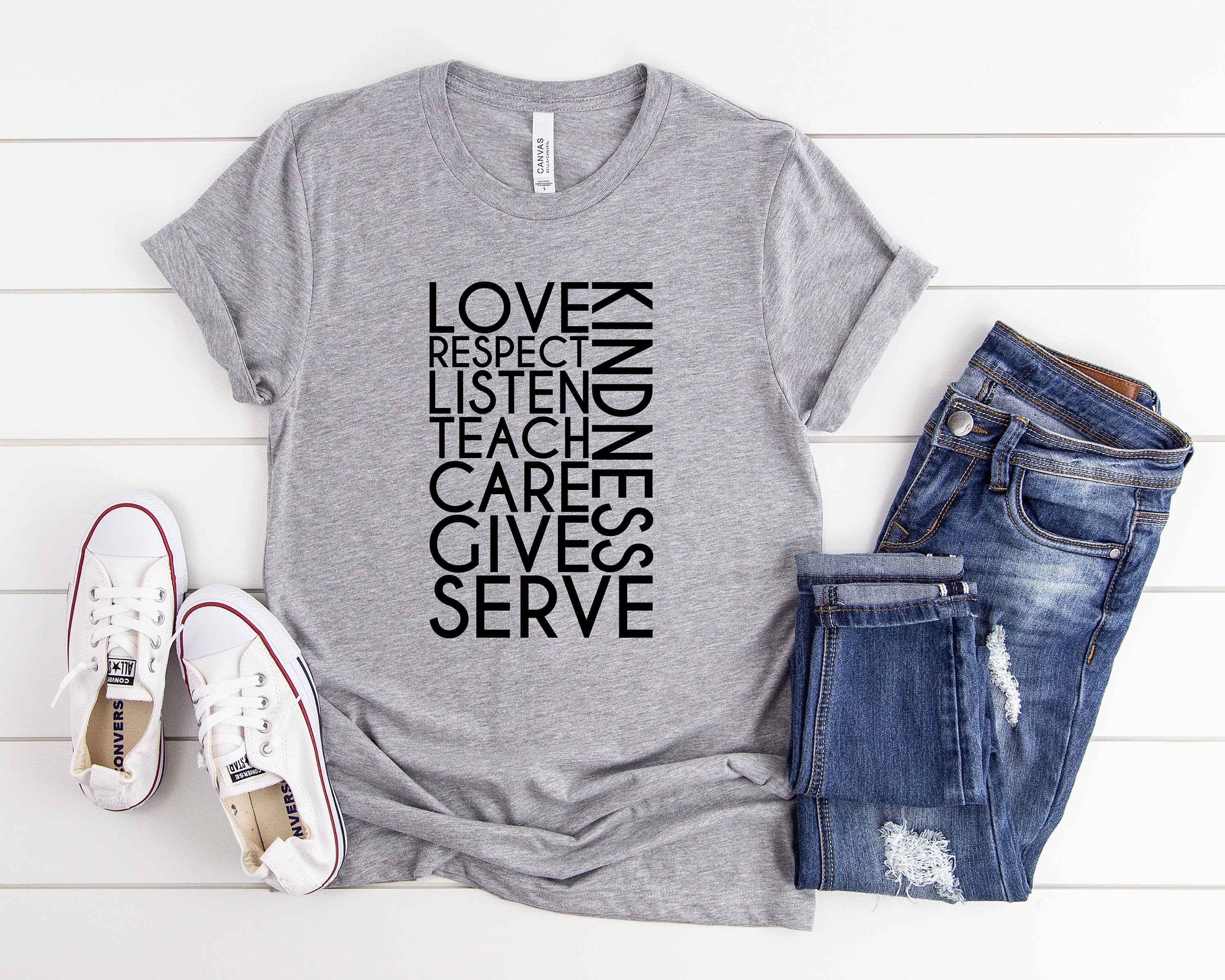 Teach Love Inspire Listen Shirt, Preschool Teacher Shirt, Teacher Shirt, Teacher Gift, School Shirt, Teacher Appreciation Shirt, Love Shirt