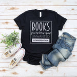 Books your best Defense Against unwanted conversation, Reading Shirt, Book Lover Shirt, Librarian Shirt, Teacher Book Shirt, Book Lover Gift