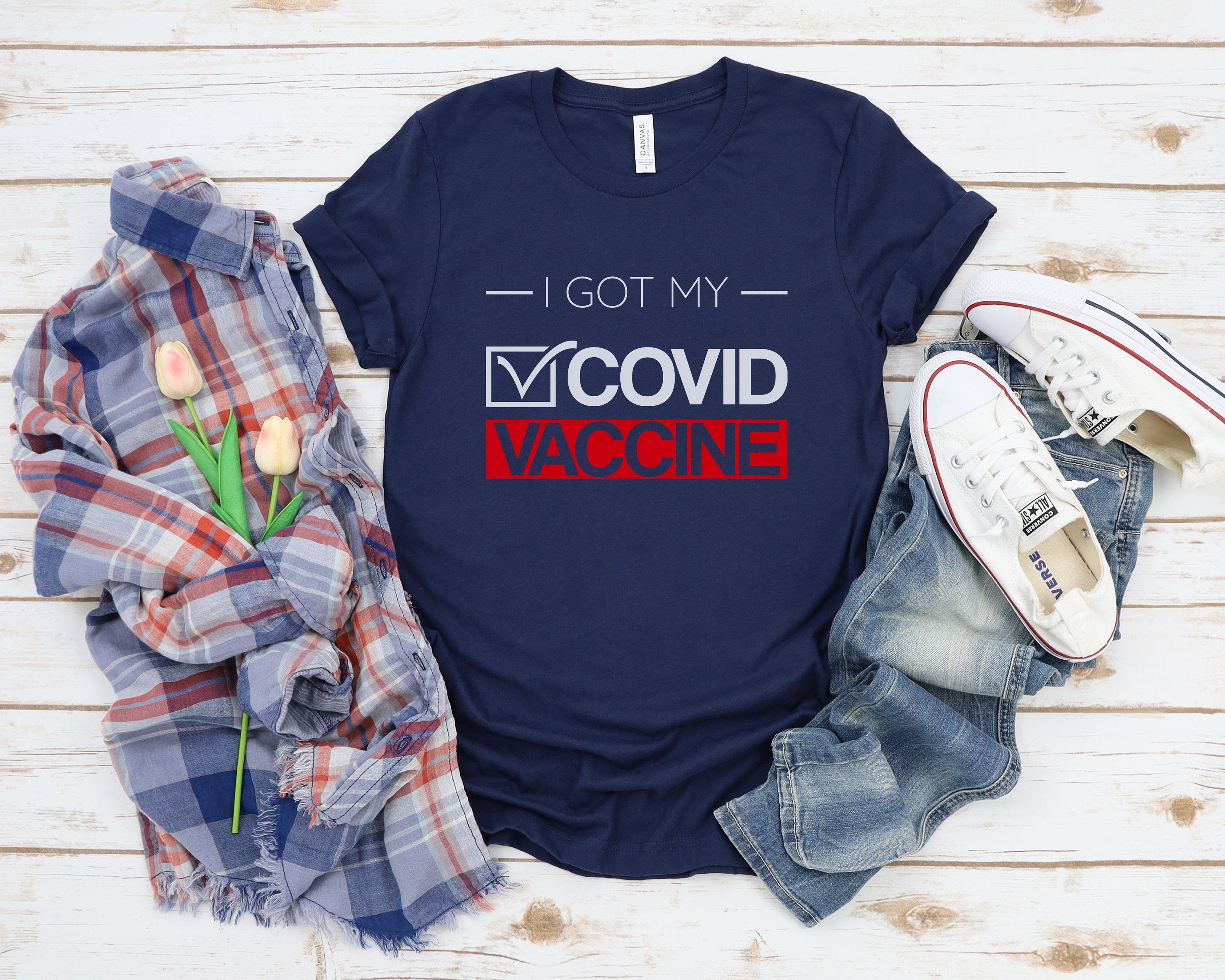 I Got My Covid Vaccine T-Shirt, Vaccine Shirt, Covid Shirts, Coronavirus Shirts, 2021 Quarantine Shirts, Vaccinated Shirts, Medical Shirts