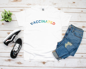 Covid Vaccinated T-shirt, Covid Vaccine Shirt, Covid Finished, Awareness Pro-Vaccine Science Humor Shirt, Public Health, Properly Vaccinated