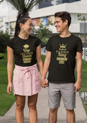 King Queen Shirt Couple Shirt Honeymoon Shirt Couples 